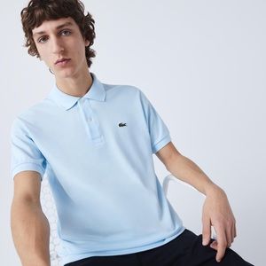 LACOSTE | Lacoste L1212 Classic Fit Polo in Baby Blue size 3/Small